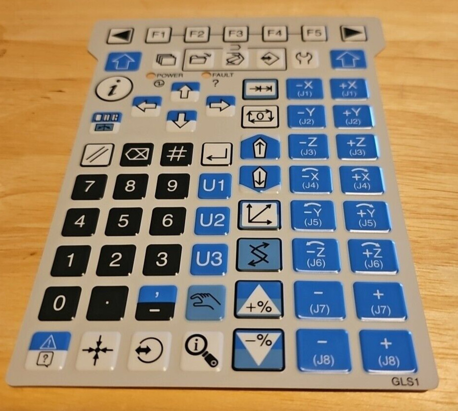 FANUC GLS1 I  PENDANT  MEMBRAIN KEYPAD/OVERLAY