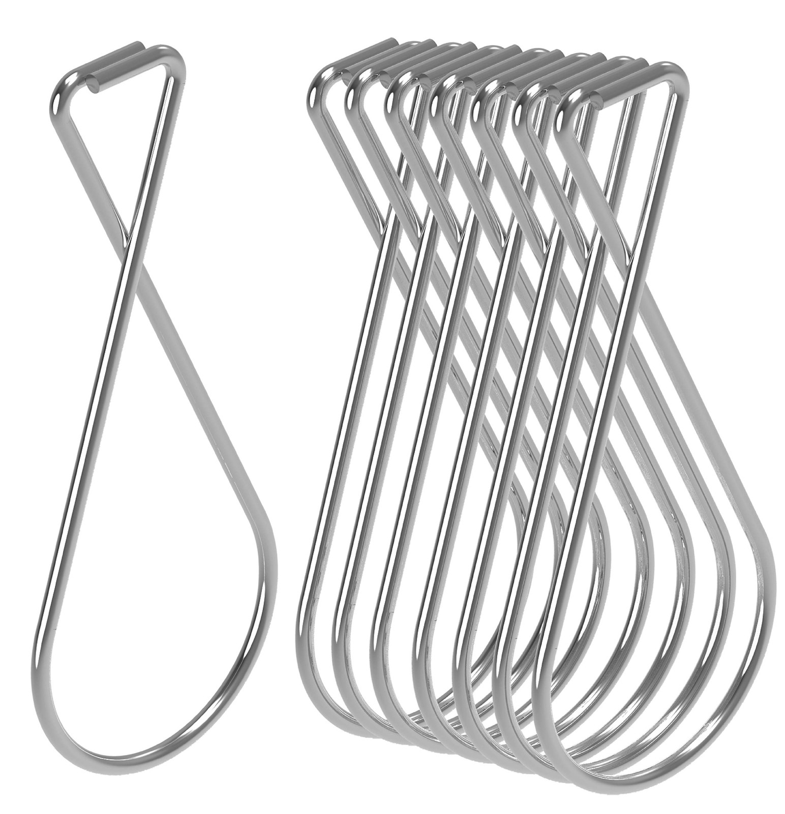 NACETURE Ceiling Hook Clips- 50 Pack Drop Ceiling Hanger Hooks Hanging on Sus...