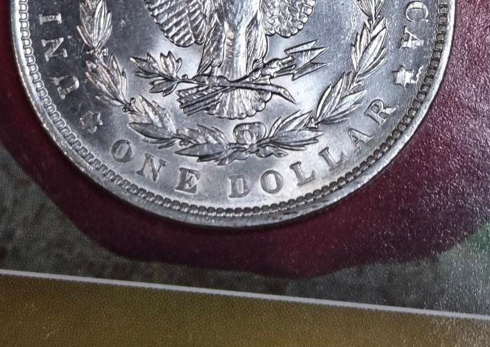 1889 MS quality Morgan Silver Dollar....26.69 grams