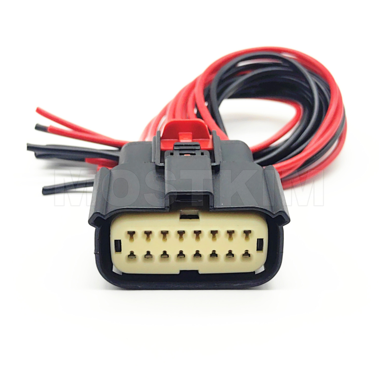16-Pin Front Headlamp Headlight Connector Pigtail For Dodge Challenger 2016-2023
