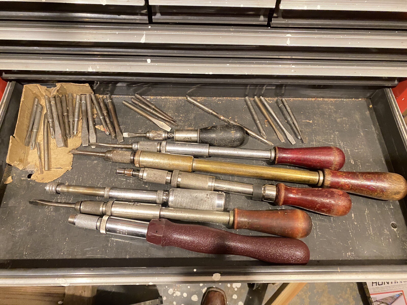 Yankee North Bros 130A 131A 33H 41 Handyman Bits Spiral Ratchet Screwdriver Lot
