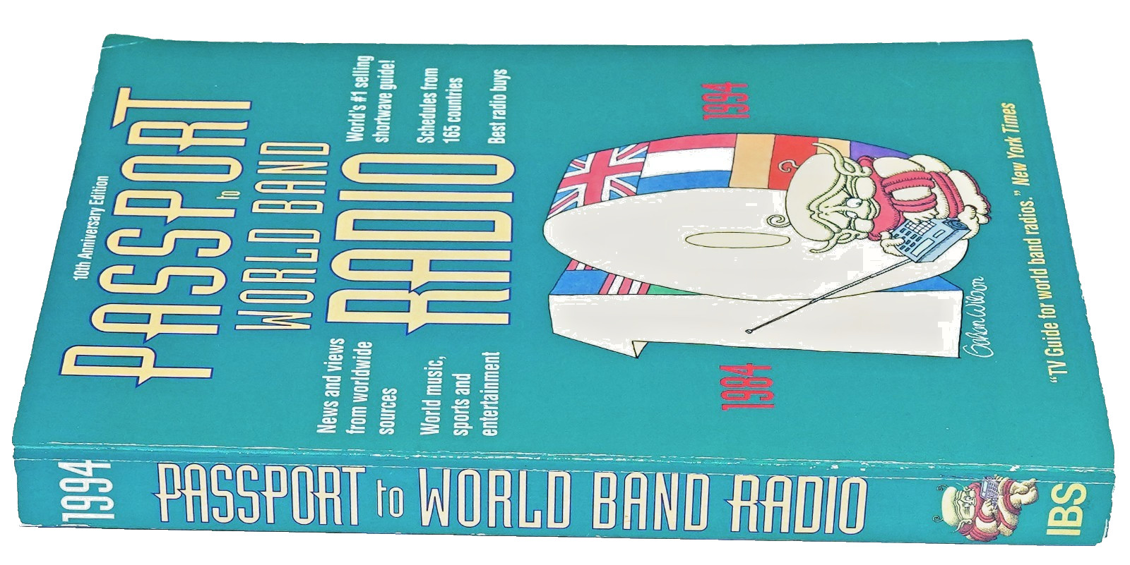 1994 Passport to World Band Radio Book - Stations Frequencies Reviews Stories #2