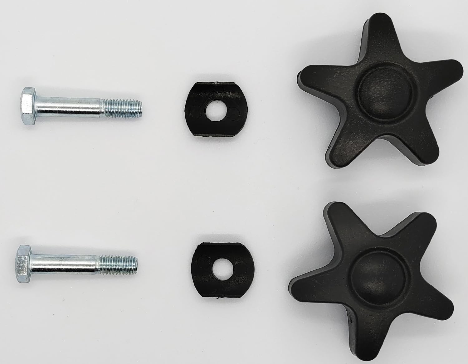 Black Replacement Arm Adjustment Knobs for Rollators – Durable & Easy to Install