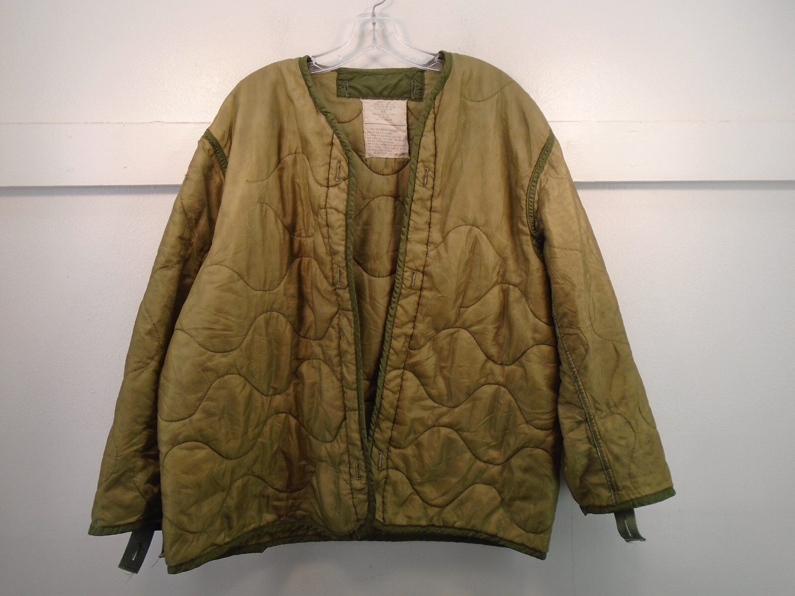 USGI M65 Field Jacket Cold Weather Coat Liner Vietnam War Era 1974 Medium 56-K
