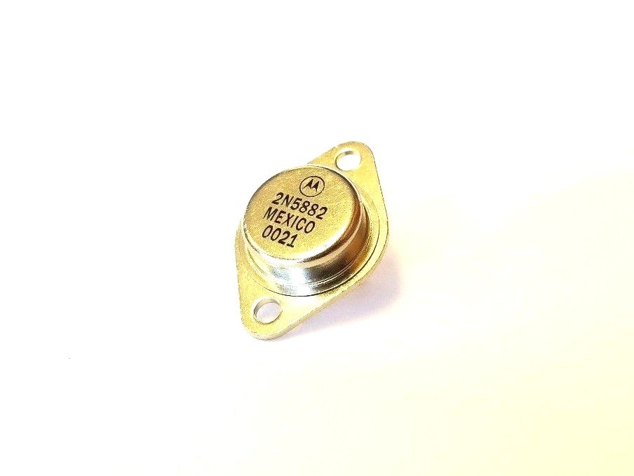 LOT OF 5 - 2N5882 Transistor GP BJT NPN 80V 30A BY MOTOROLA