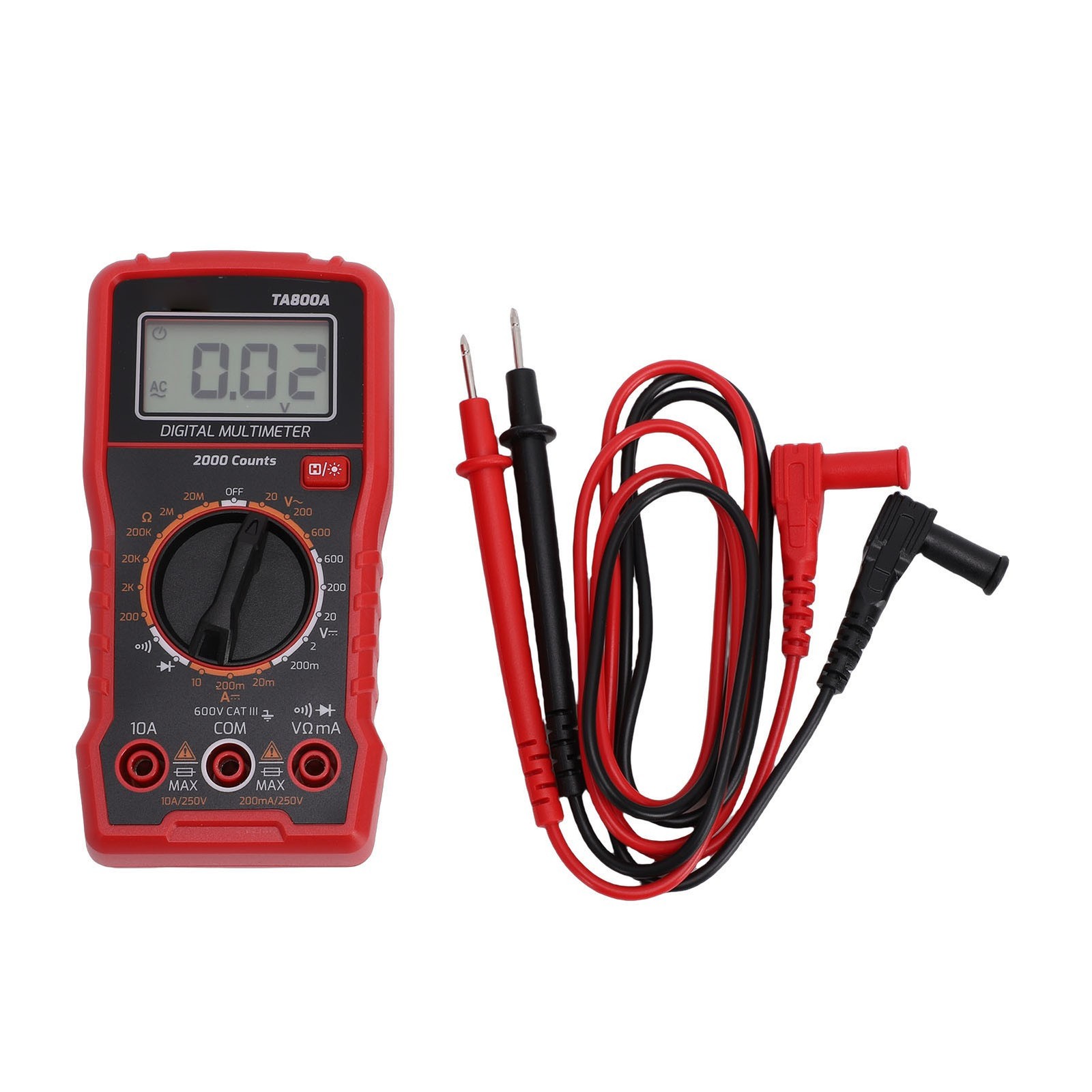TA800A Digital Multimeter with True for rms and NCV Detection for Professional