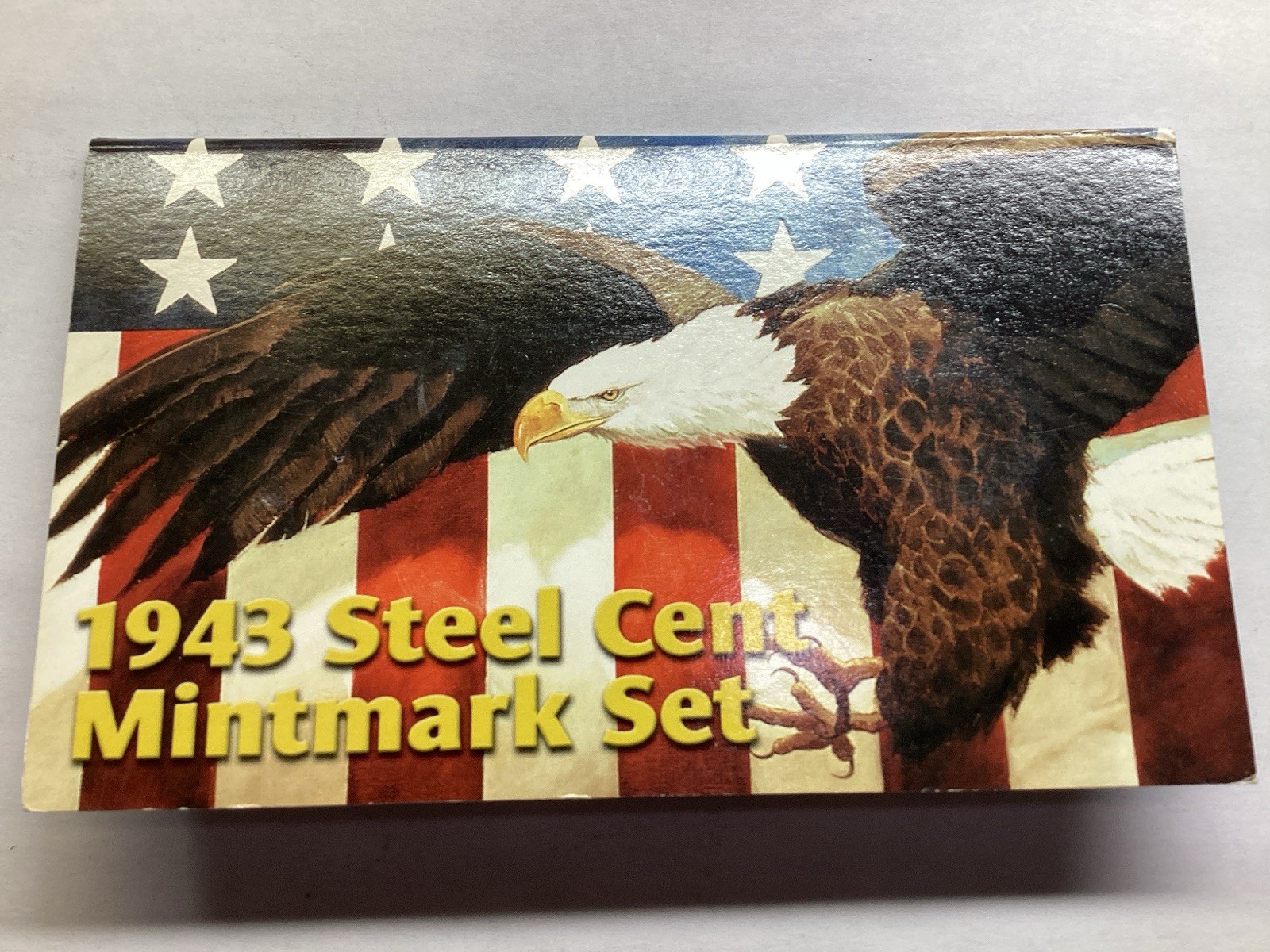 1943 PDS Lincoln Wheat Cent Steel Penny Set of 3 in Bi-Fold Card 080225 12t