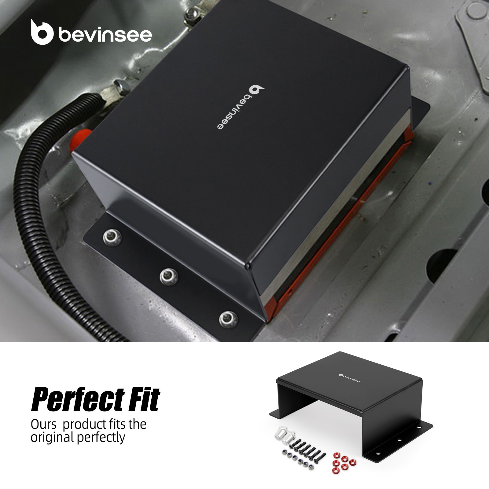 Battery Hold Down Tray Battery Box Relocation Mount Bracket For PC680 Odyssey