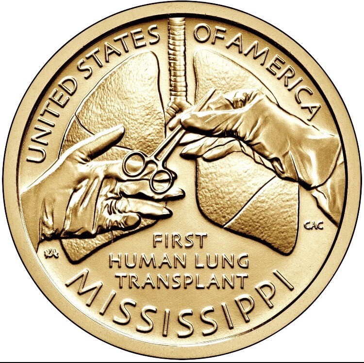 2023 P&D Mississippi American Innovation $1 Coin Set  Beautiful UNC