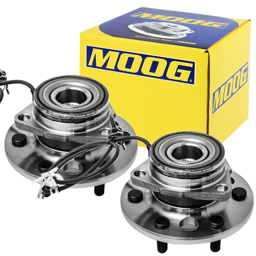 MOOG 4WD Pair Front Wheel Hub Bearing For 1995-99 Chevy GMC K1500 Suburban 6-Lug