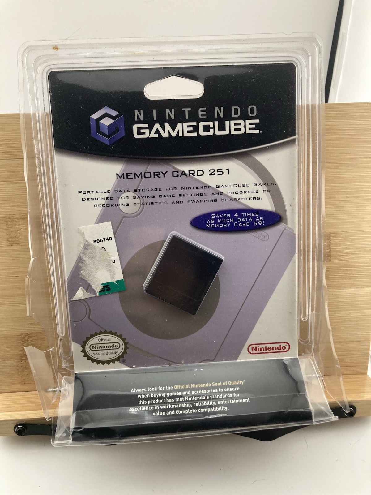 Nintendo GameCube Memory Card ~ 251 Blocks OEM~ New ~ Unused Damaged Packaging