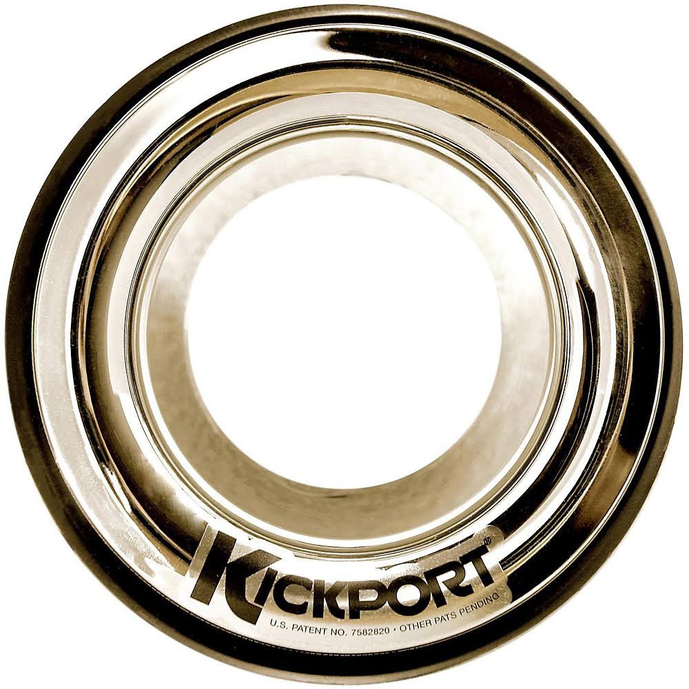 Kickport Sonic Enhancement Bass Drum Port Insert Gold