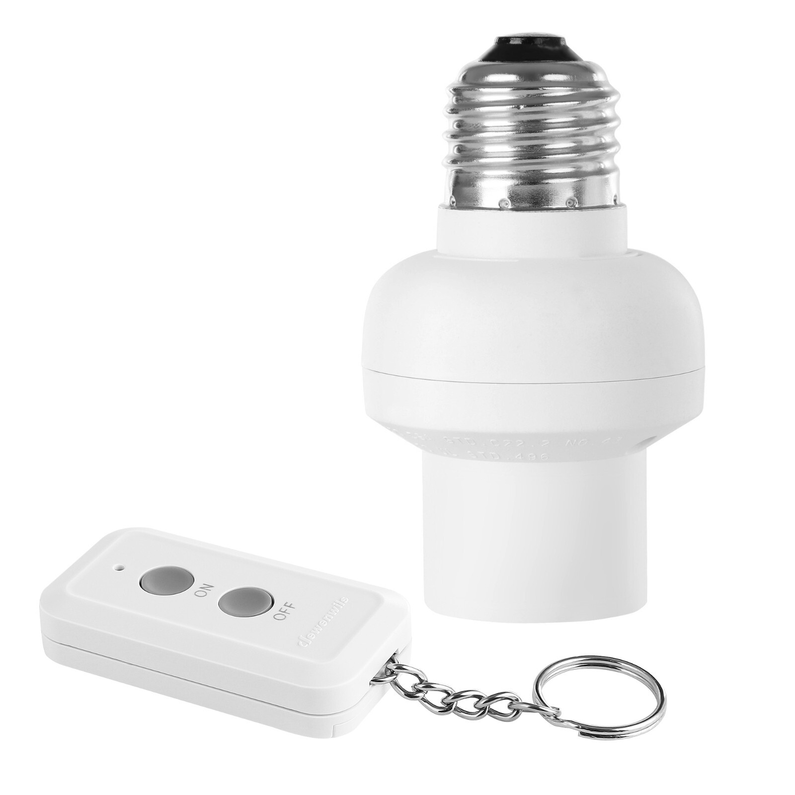 DEWENWILS Wireless Light Switch Kit Lamp Light Bulbs Socket with Switch, Program