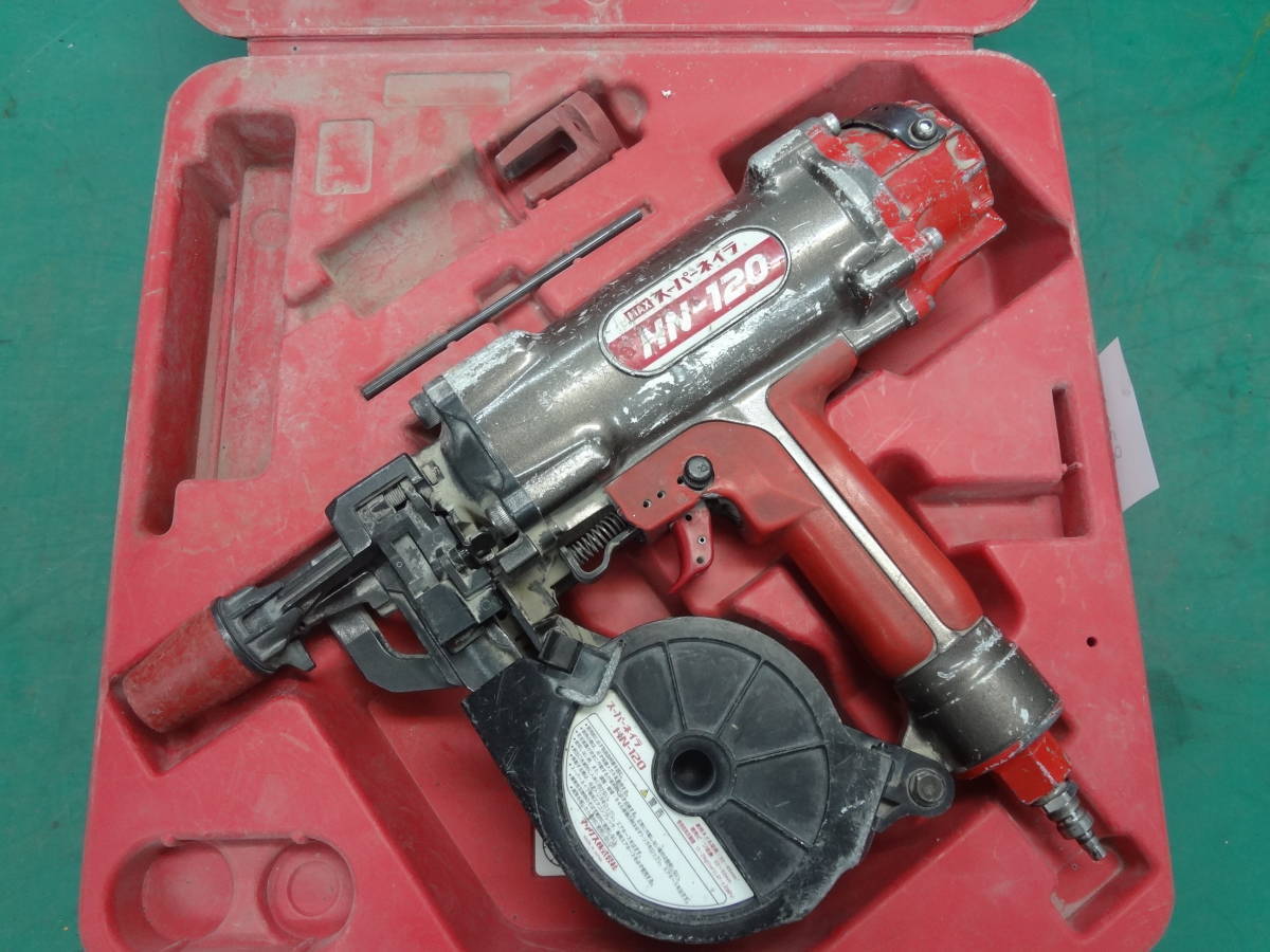 Max HN-120 SuperNailer High Pressure Concrete Pin Nailer  w/Box