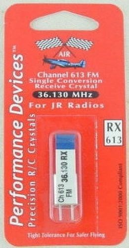 JR 36Mhz Channel 613 (36.130) FM Receiver Crystal