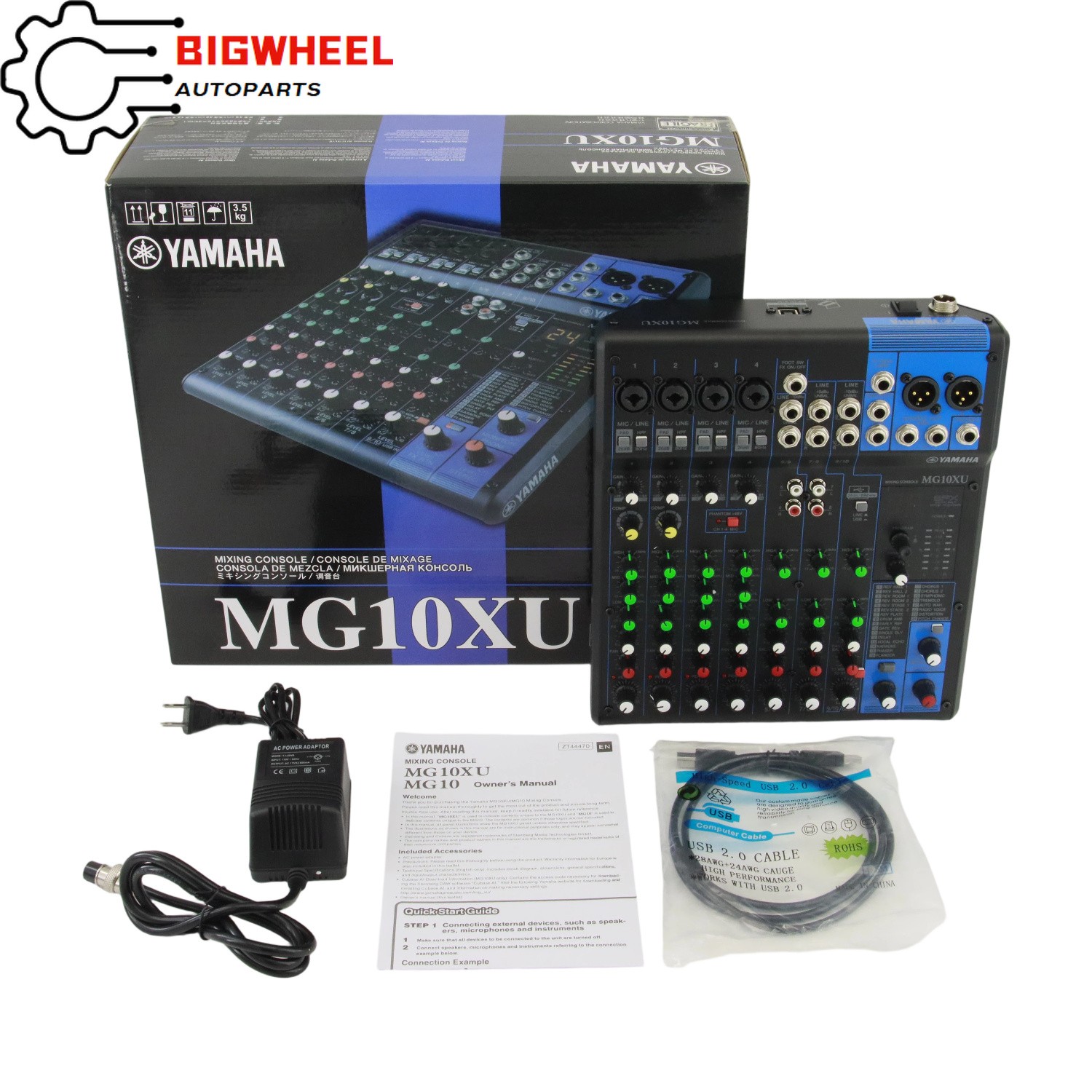 NEW Yamaha MG10XU Mixer with Effects For Professional Live And Studio Recording