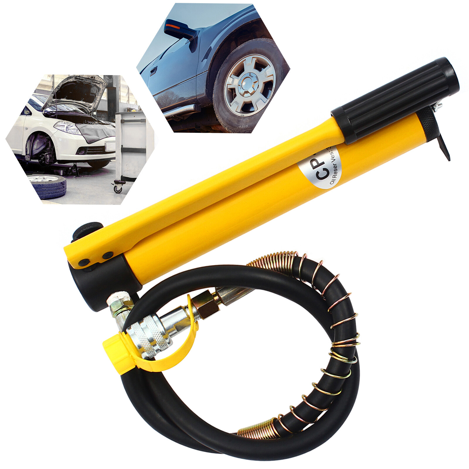 10Ton Portable 10000PSI High Pressure Hydraulic Hand Pump Manual Hydraulic Pump