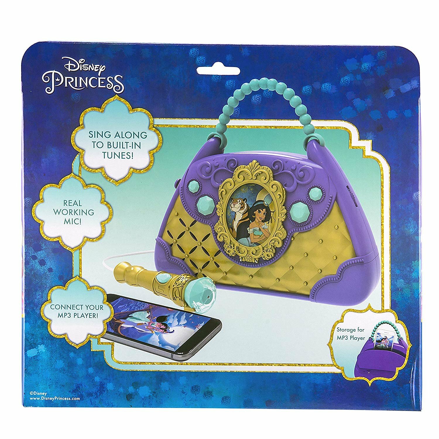 Disney Princess Sing-Along Boombox Aladdin Jasmin