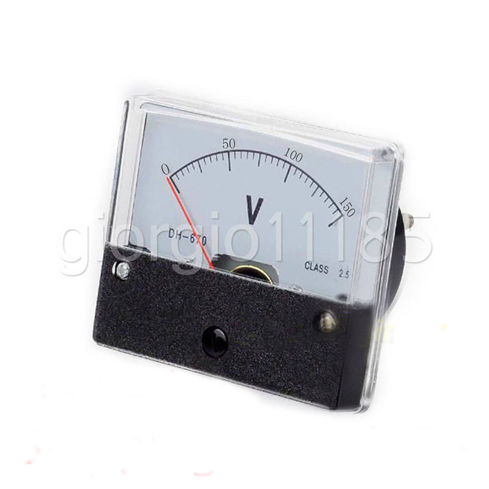Analog Panel Volt Voltage Meter Voltmeter Gauge DH-670 0-150V DC