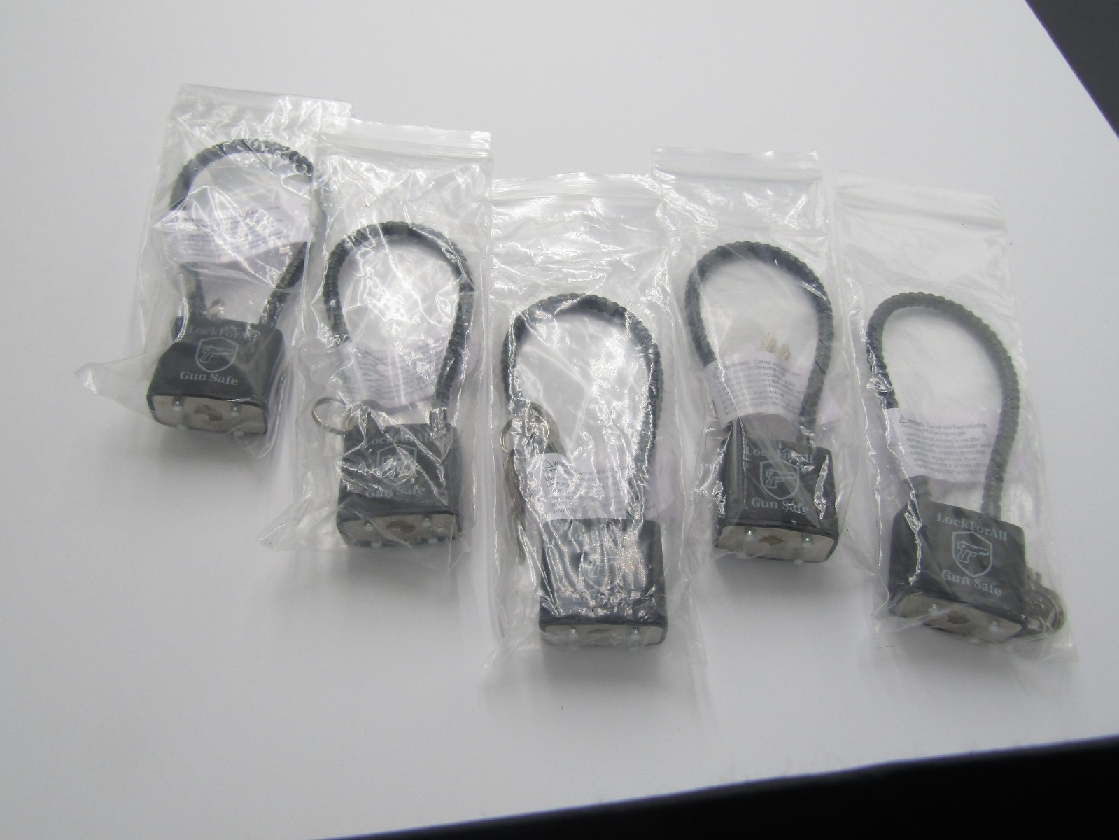 5 Safety  Cable  Lock  Pistol Gun Rifle Shotgun  Safety  Lock  New Unbranded