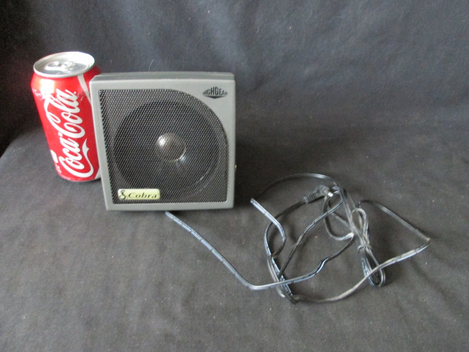 Cobra S100 Dynamic External CB Speaker 15W Heavy-Duty Metal Mesh Grille
