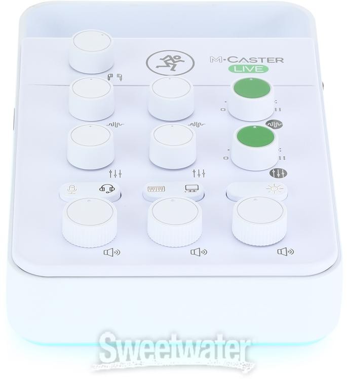 Mackie M-Caster Live Portable Livestreaming Mixer - White