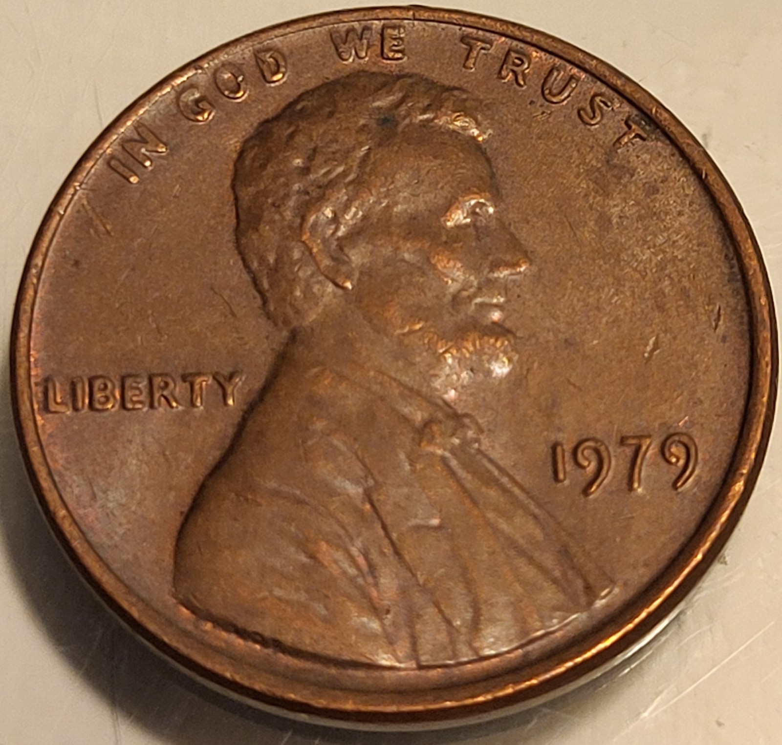 1979 P Lincoln Memorial Cent Copper Penny! Nice Condition And Details!