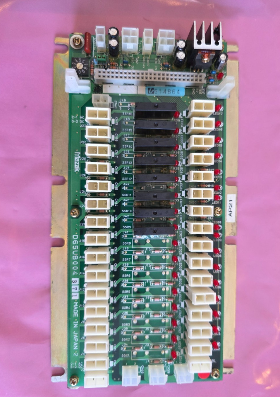 Mazak D65UB004371 AP21 and others, Remote IO Board Free Expedited #3608