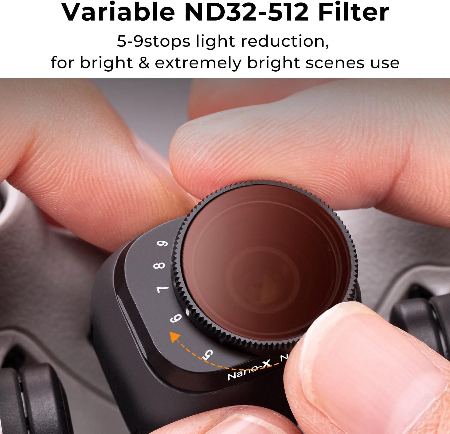 K&F Concept Mini 3/Mini 3 Pro Circular Polarizers Filter Compatible with DJI
