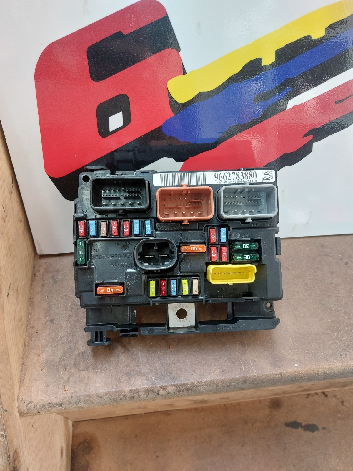 CITROEN C3 / PEUGEOT 207 UNDER BONNET FUSE BOX BSM R08 9662783880 207CC 207 CC
