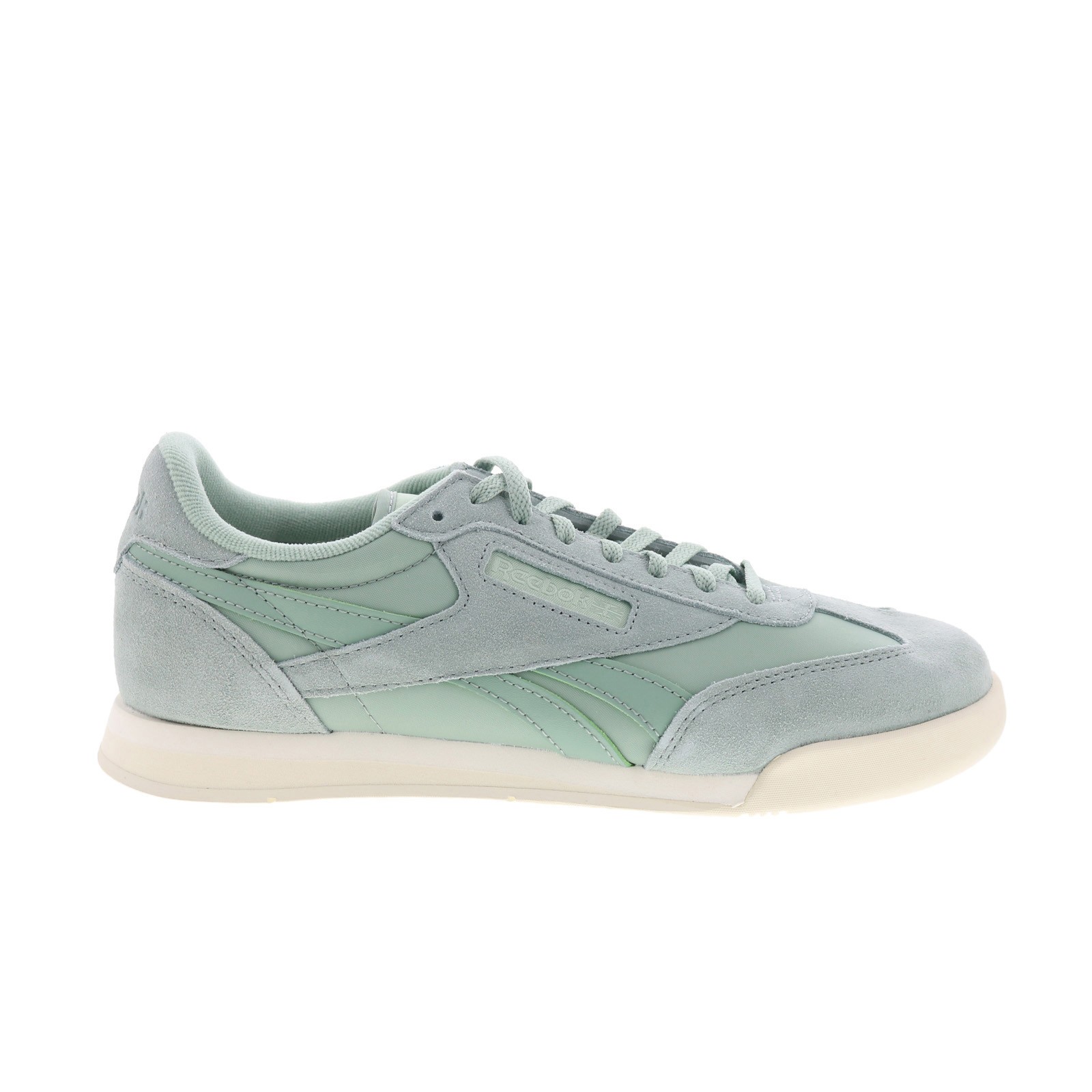 Reebok Campio XT Mens Green Suede Lace Up Lifestyle Sneakers Shoes