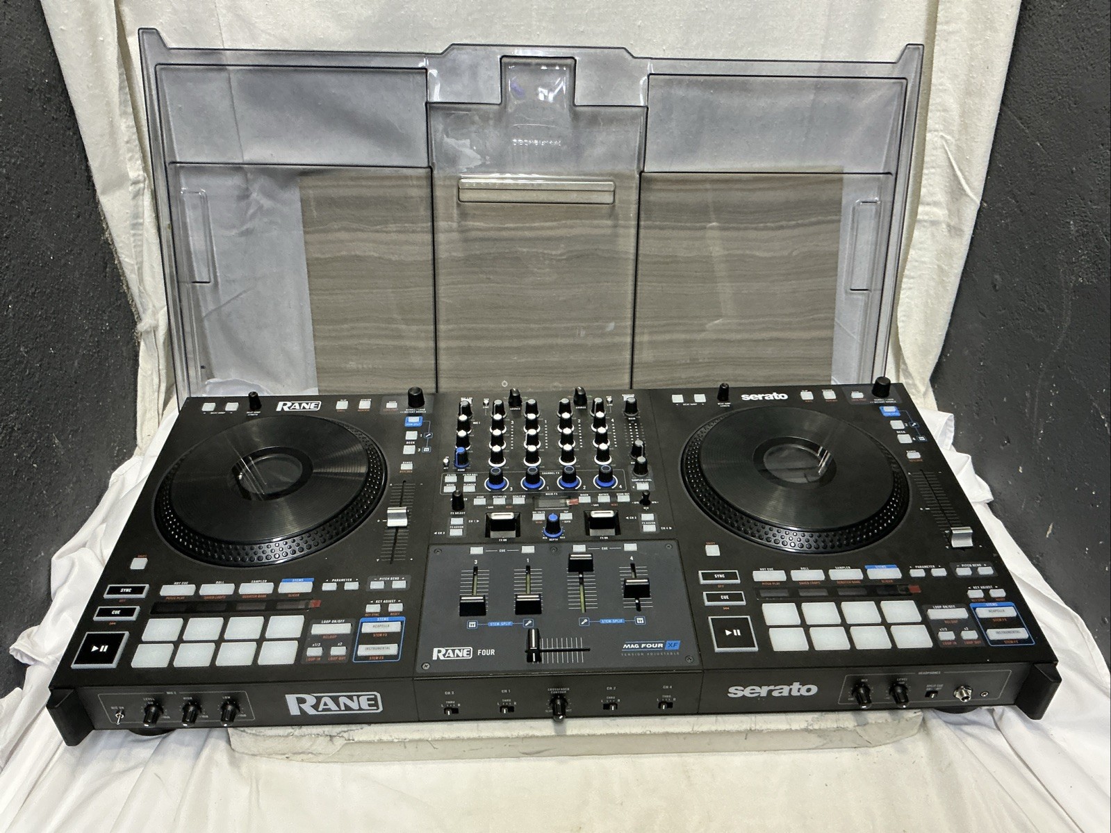 RANE FOUR Professional Serato DJ Pro 4-Channel Stems USB Controller Mixer Tested