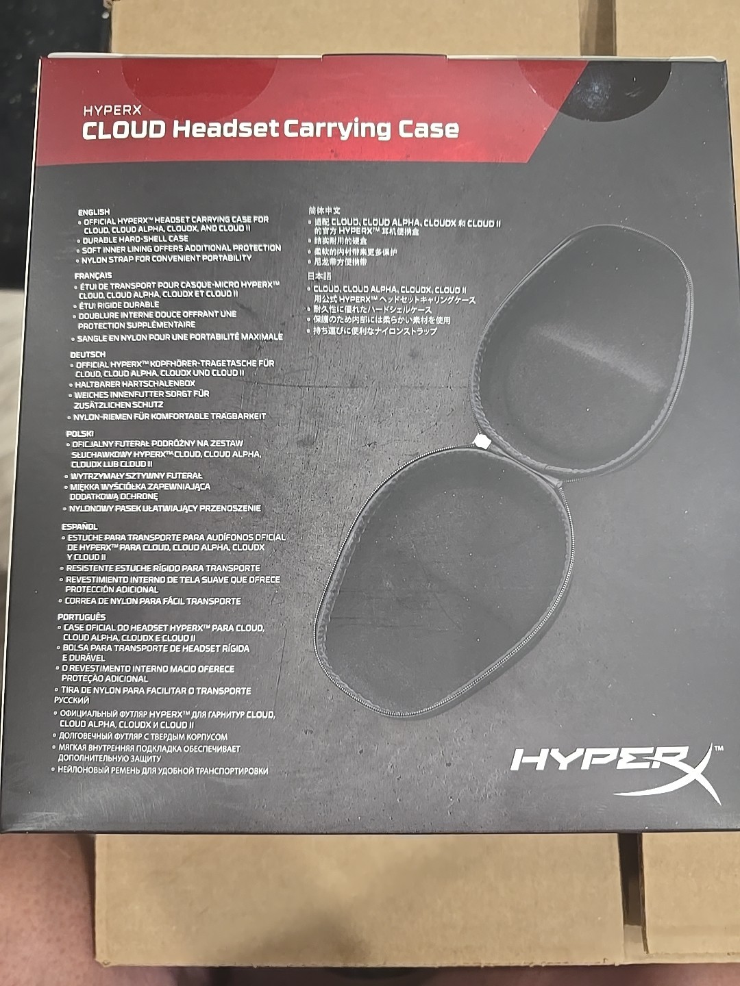 Hyperx Cloud Headset Carrying Case for Cloud, CloudX,Cloud II,Cloud Alpha...