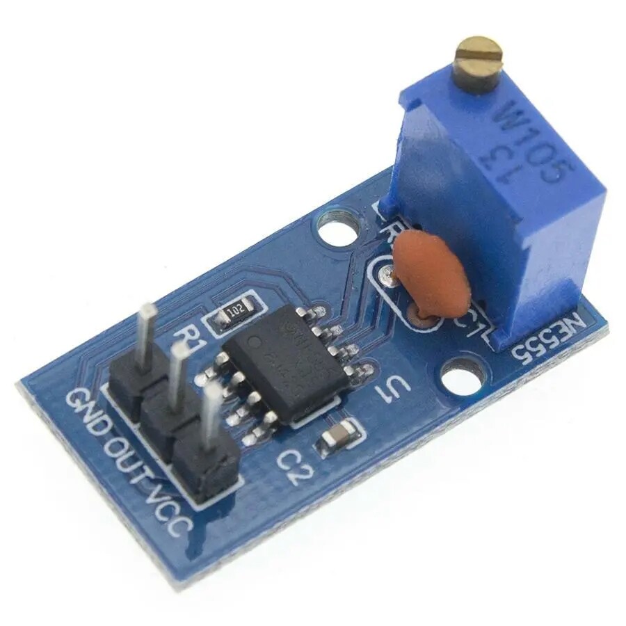 5PCS NE555 Duty Cycle Pulse Frequency Adjustable Square Wave Generator Module US