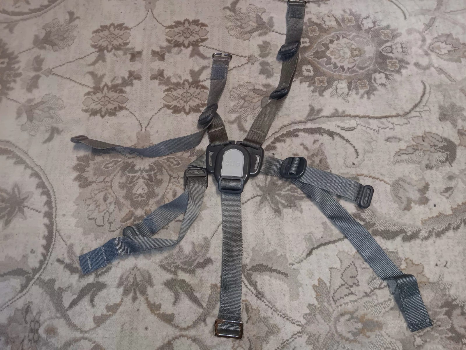 Uppababy CRUZ Or VISTA STROLLER SEAT BELT BUCKLE AND SHOULDER STRAPS