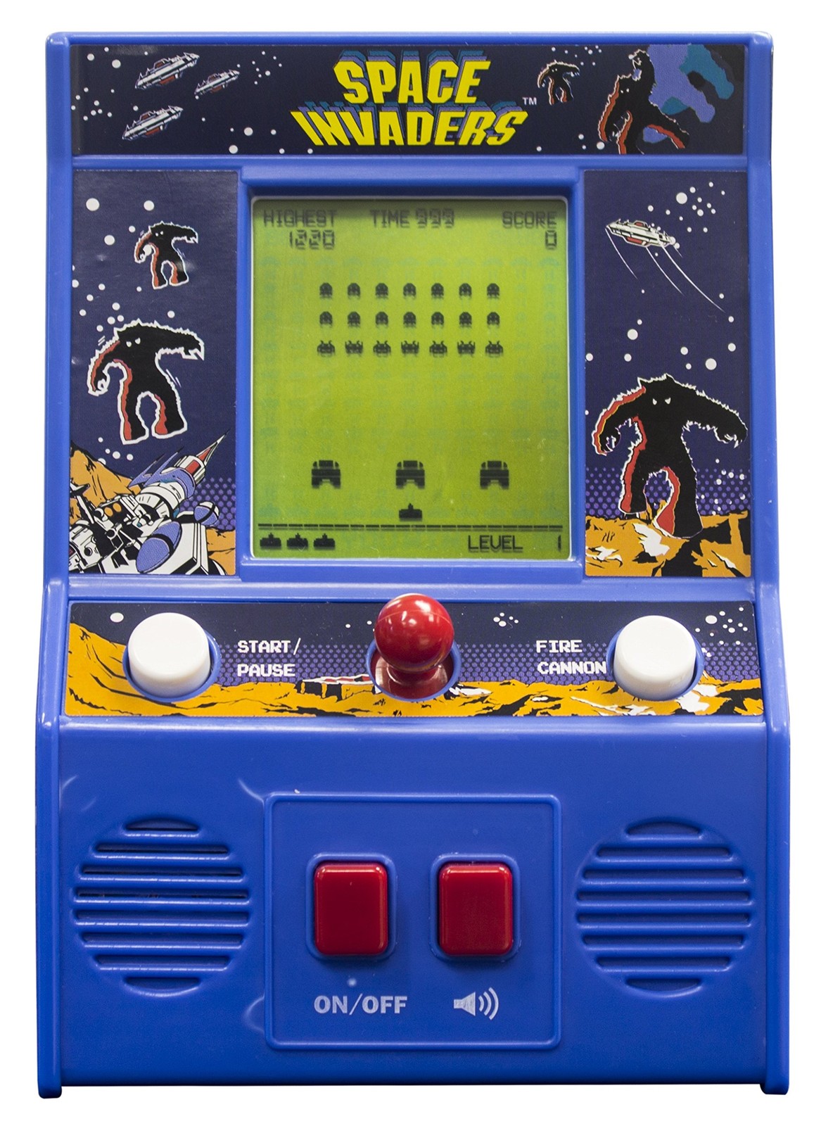Arcade Classics Space Invaders Retro Mini Arcade Game Portable System 7E
