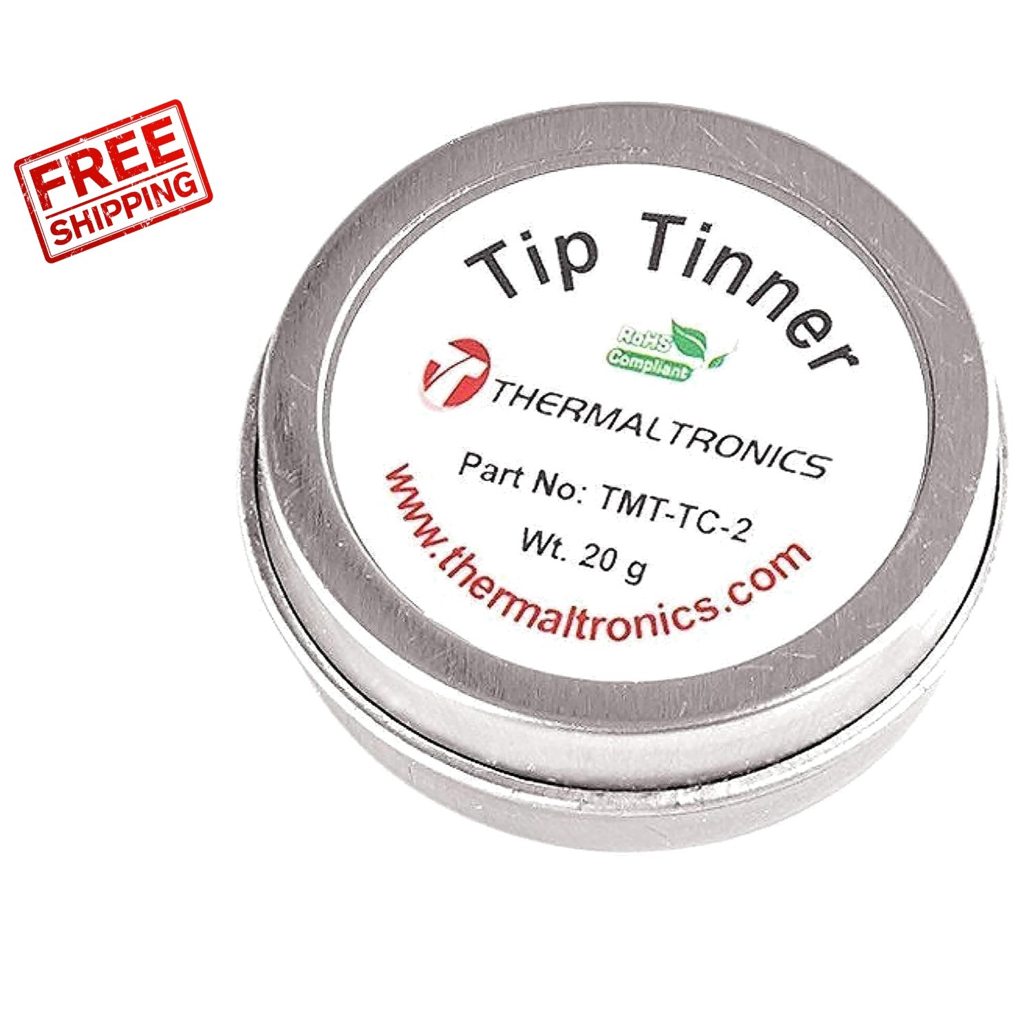 TMT-TC-2 Tip Tinner 20g - Unscented Tablet for Professional Soldering Care
