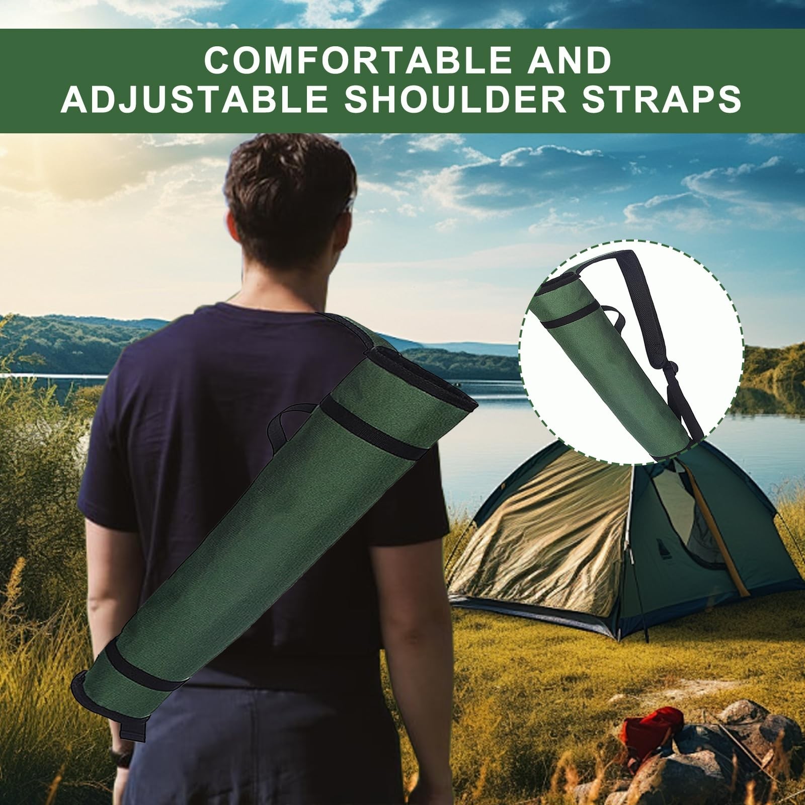 Archery Quiver Back and Hip Quivers Adjustable Arrow Backpack Bag Holder Side...