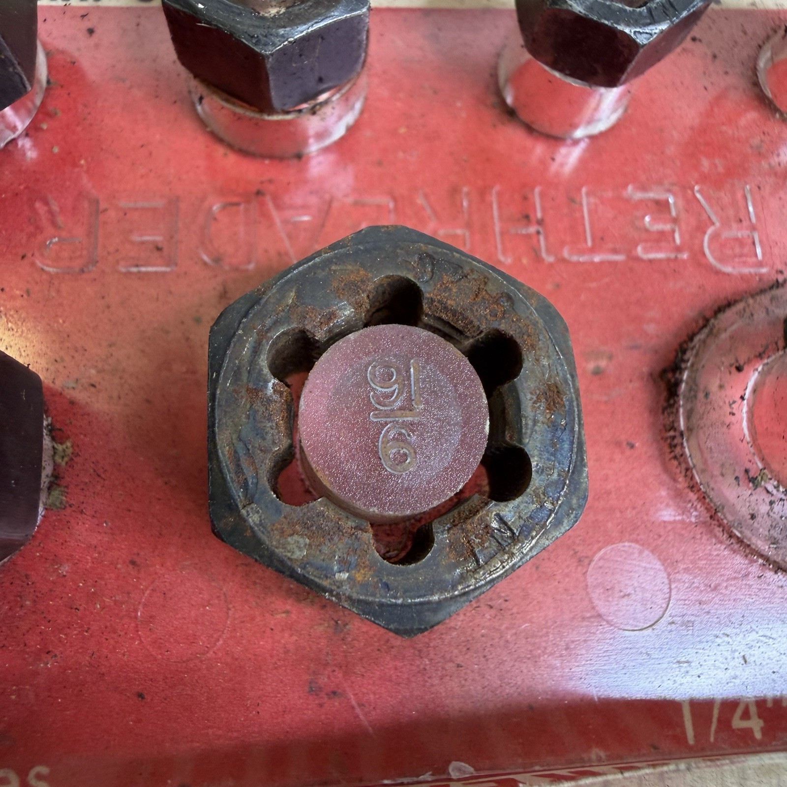 VTG SNAP ON TRF7A & TRC7A RE-THREADER DIE SETS SAE & HEX COURSE & FINE