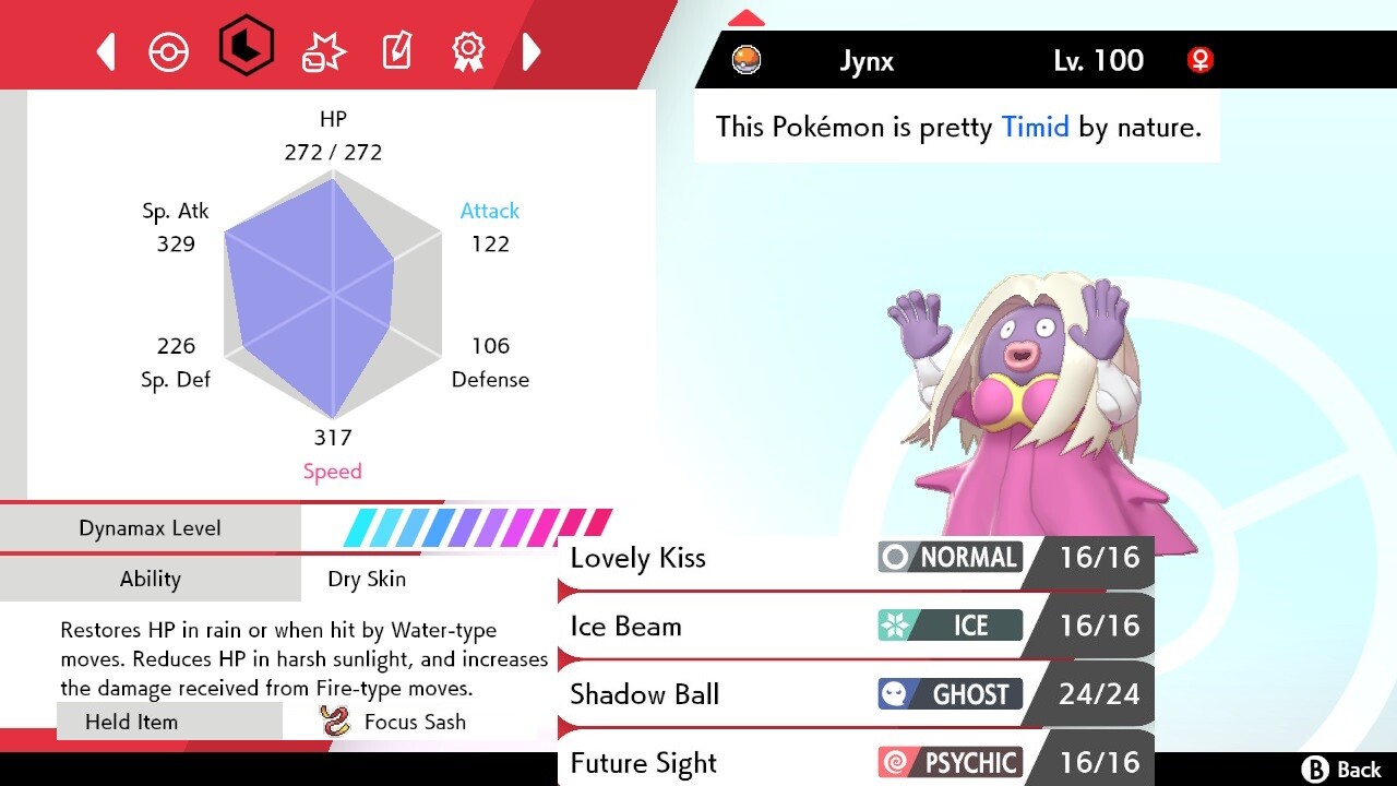 Pokemon Sword and Shield 6iv Shiny Jynx - FAST DELIVERY!