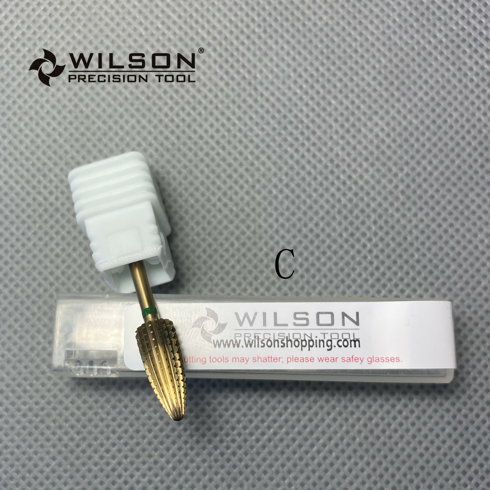 WILSON Carbide Nail Drill Bit, Typhoon Bit Tin 2-WAY