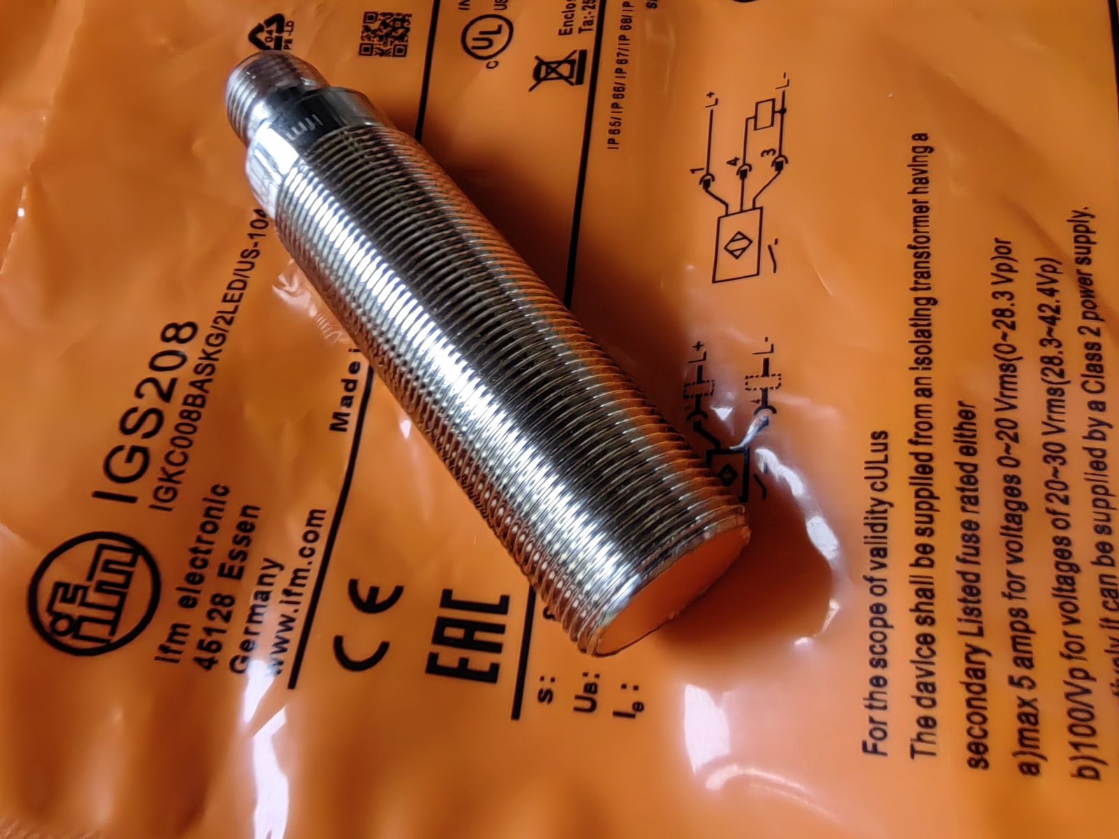 1PC New IFM IGS208 IGKC008BASKG/2LED/US-104 Inductive Sensor PNP