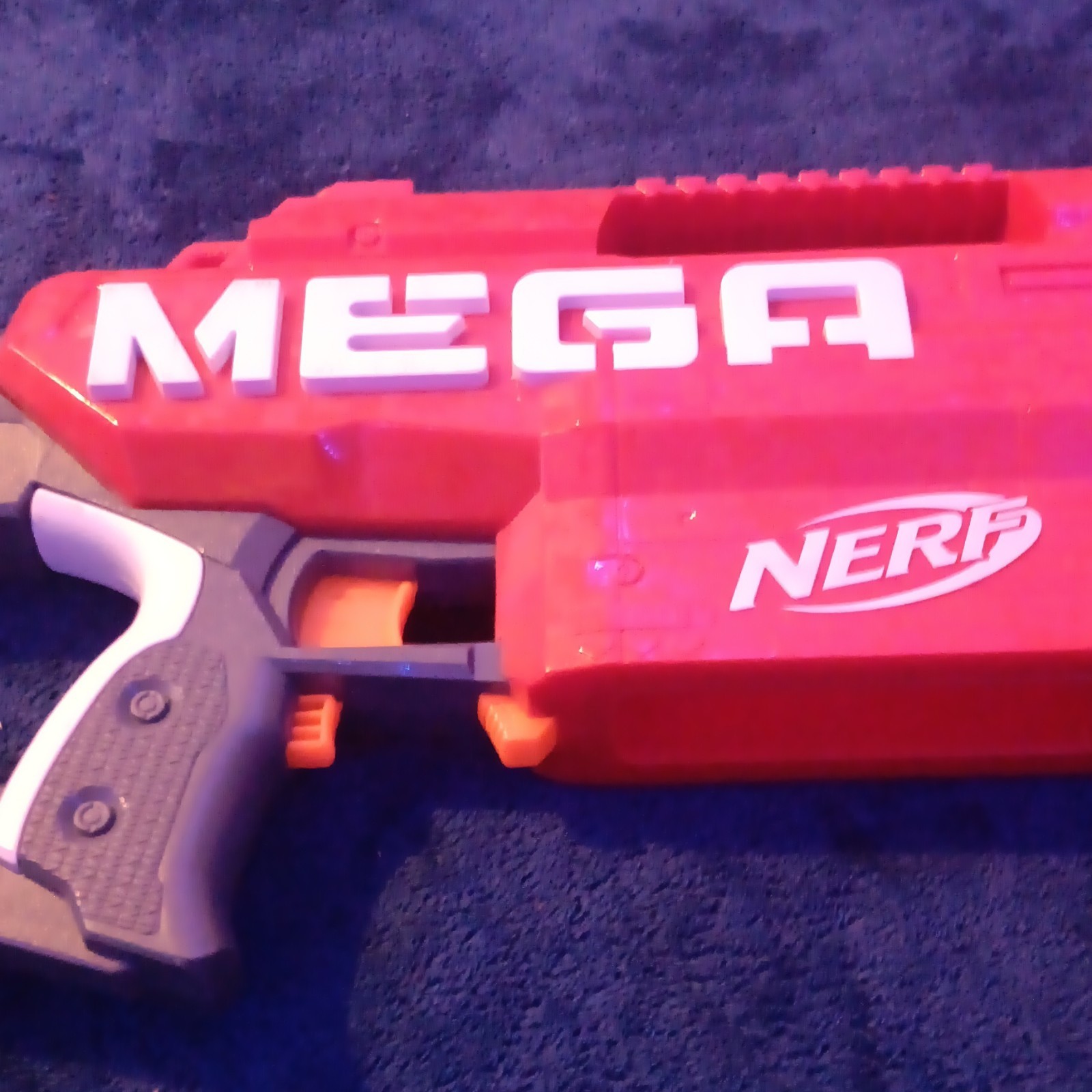 NERF Nerf Mega Centurion Dart Blaster w/ Clear Clip Magazine (2013) Age 8+