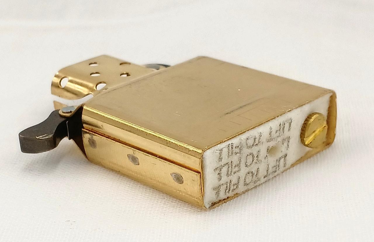 Zippo Peace 2007 Blue Titanium Lighter