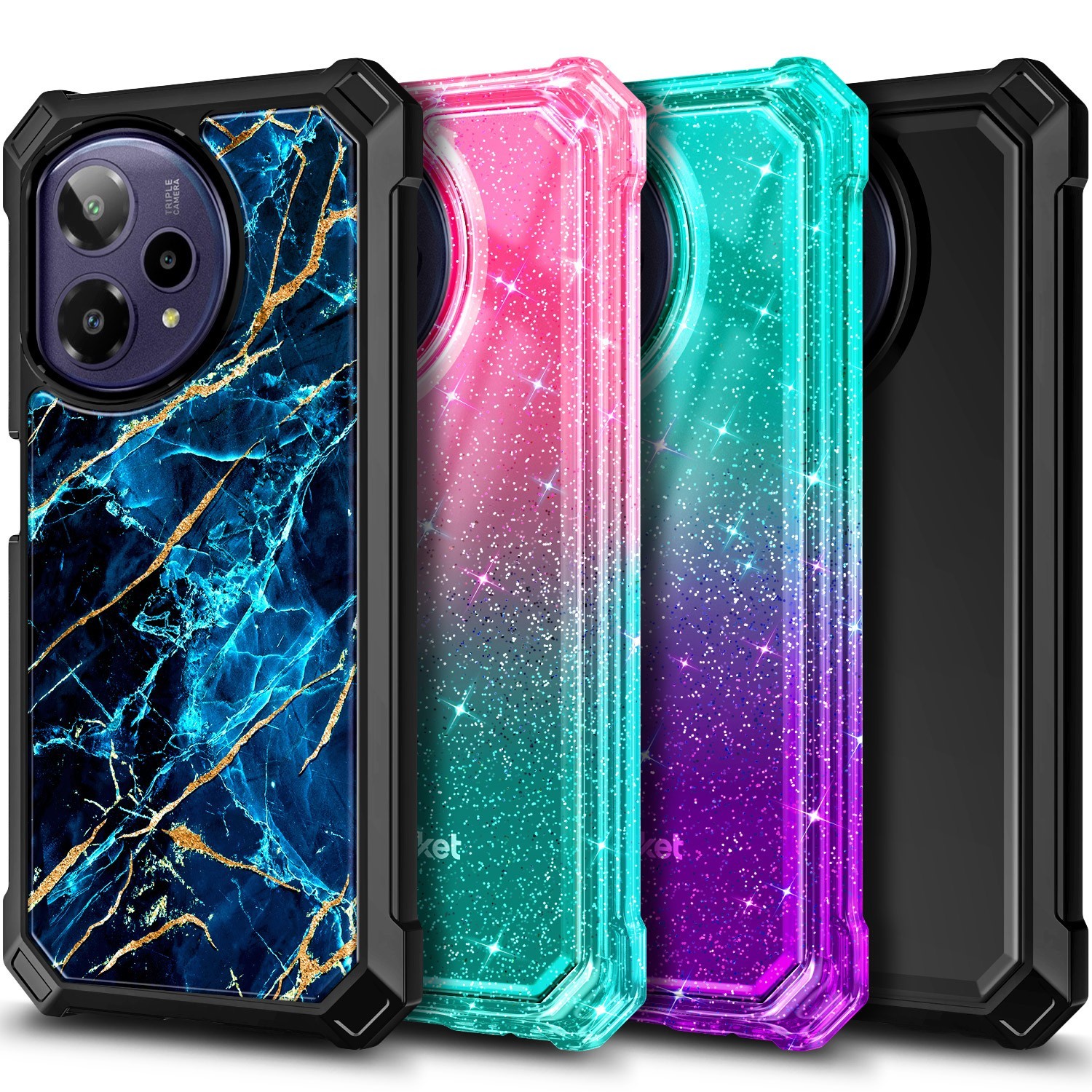 For Cricket Icon Pro (2026) Case Full Body Phone Cover Screen Protector
