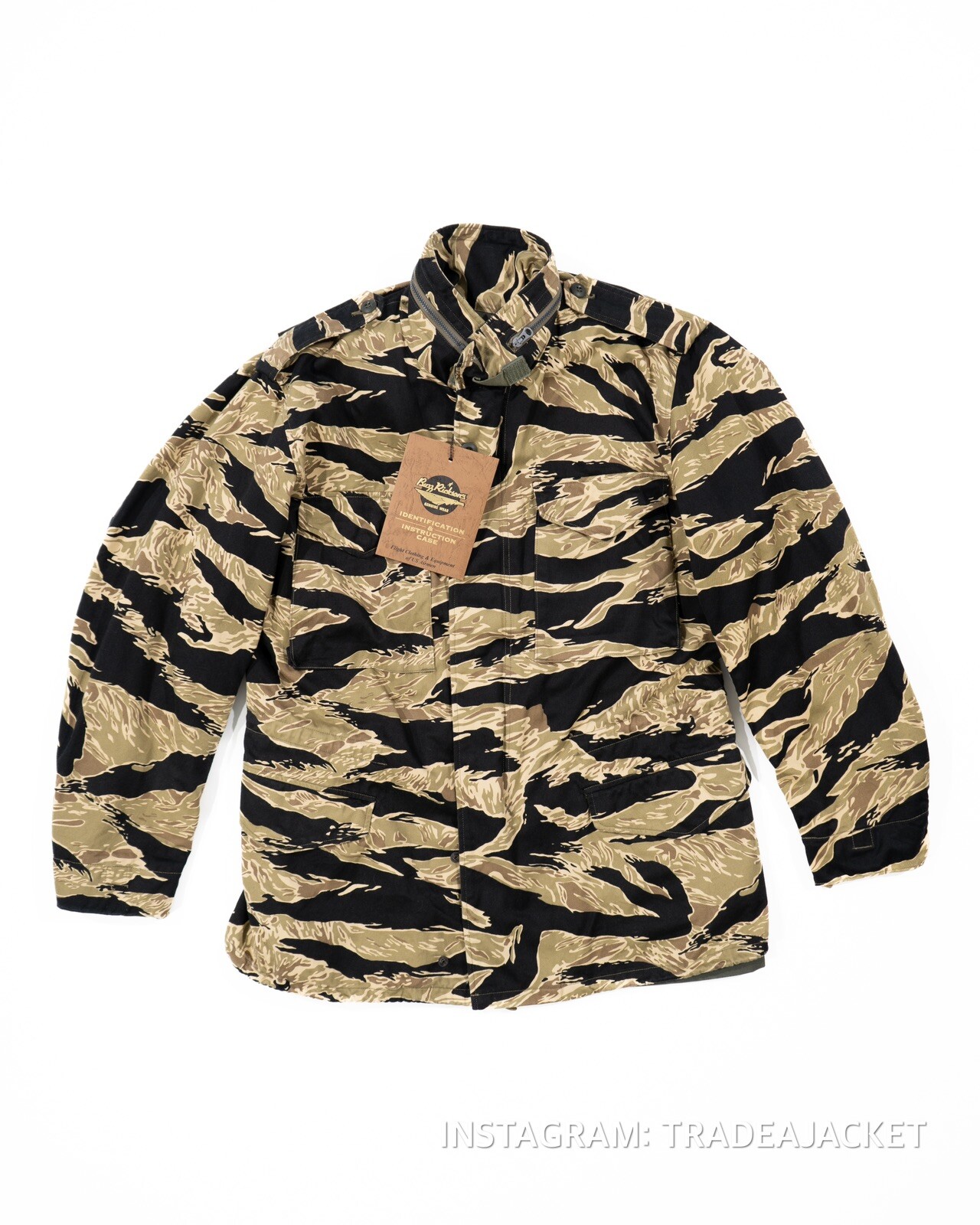 Buzz Rickson M-65 Field Jacket Golden Tiger Stripe Size 38