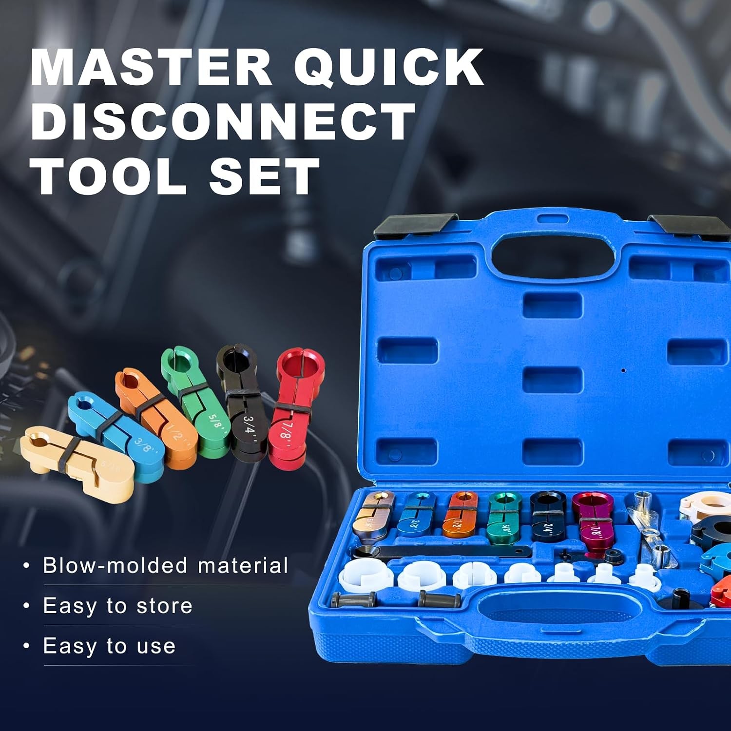 Master Quick Disconnect Tool Set, 22pcs Premium Fuel Line Disconnect Tool Set