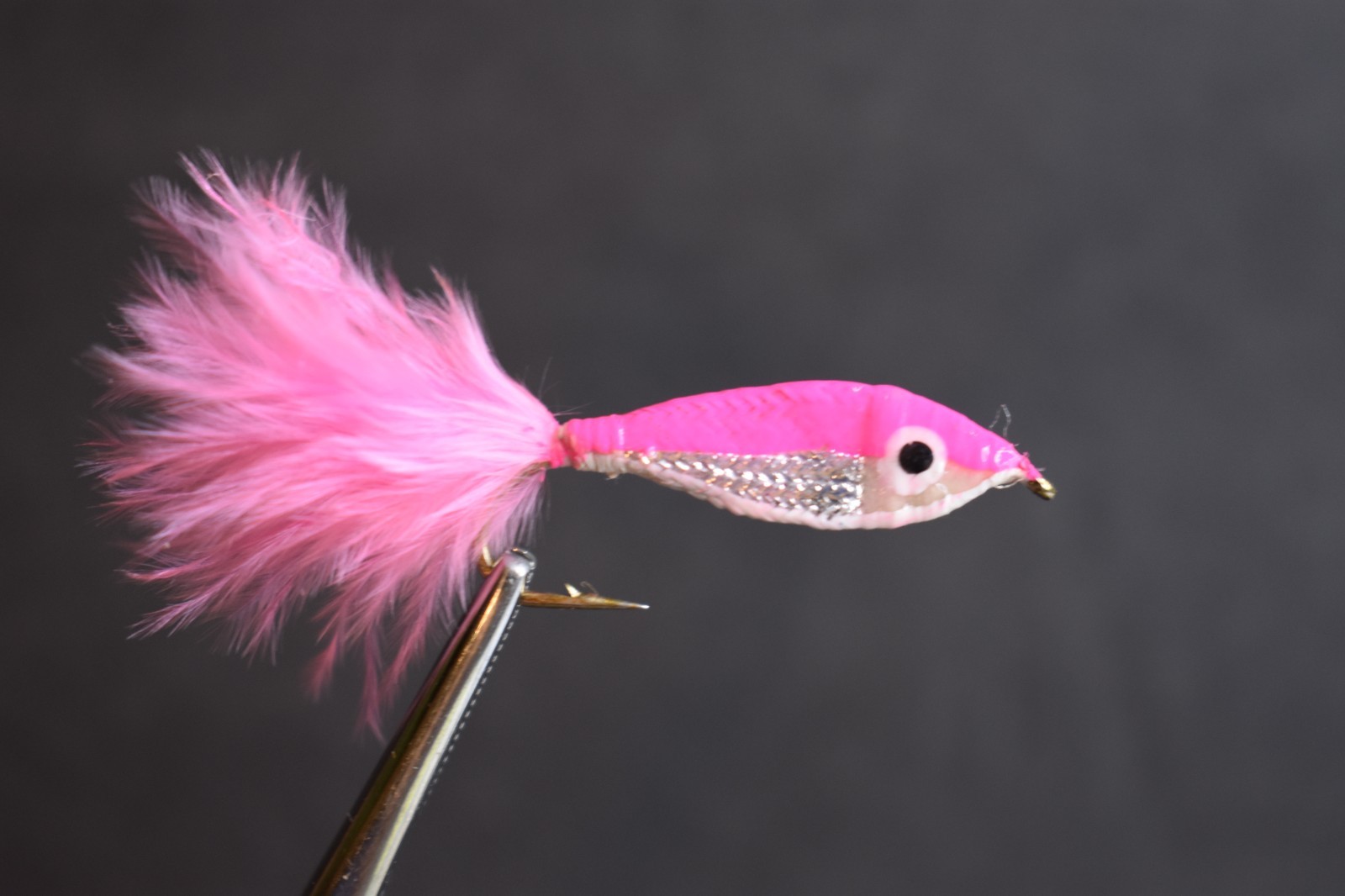 Pink & Silver  (cos) EPOXY MINNOW Nymph Fishing Flies 1 Fly, U Choose