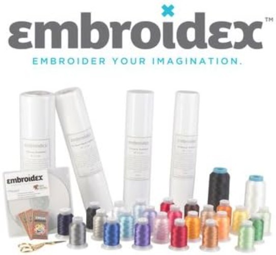 Begin Your Embroidery Journey: Starter Kit with Thread, Needles & Free Designs