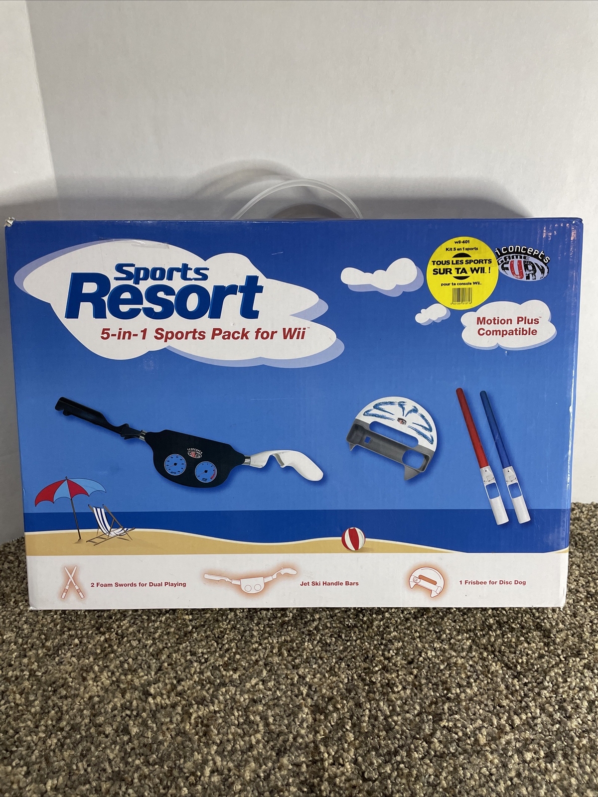 Sports Resort 5 In 1 Sports Pack For Wii By iConcepts